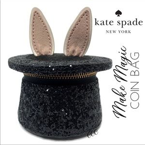 Kate Spade Make Magic Rabbit in the Har Coin Bag HTF